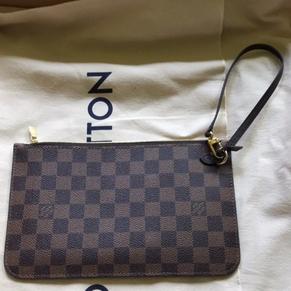 Louis Vuitton Wristlet Pouch w/strap.